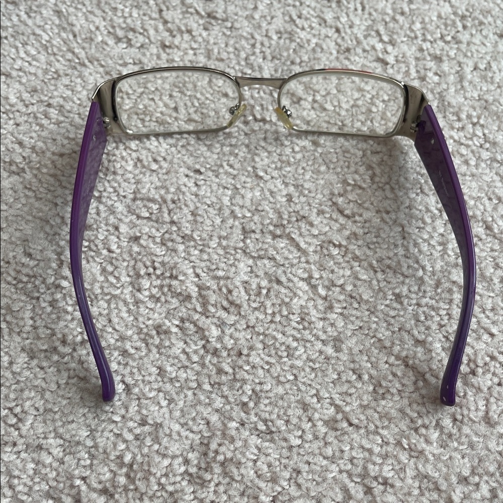 Chic Purple and Gold Women's Glasses - Picture 5 of 7